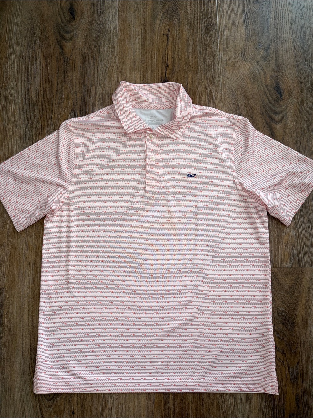Vineyard Vines Boys Printed Performance Polo